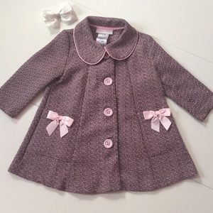 Bonnie Baby • VGUC Pink Tweed Jacket